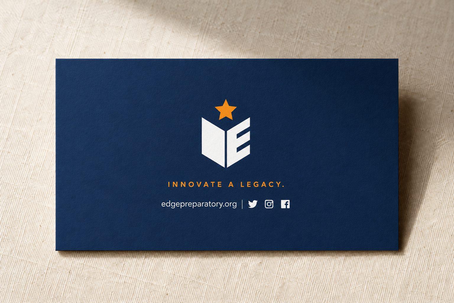 Edge Preparatory School — brand identity and web system